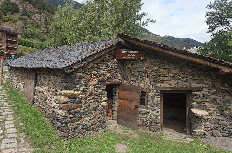 Molí i Serradora de Cal Pal, La Cortinada, Ordino, Andorra